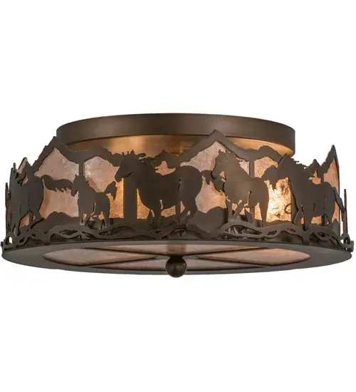The Running Horses by Meyda Lighting - Image 1