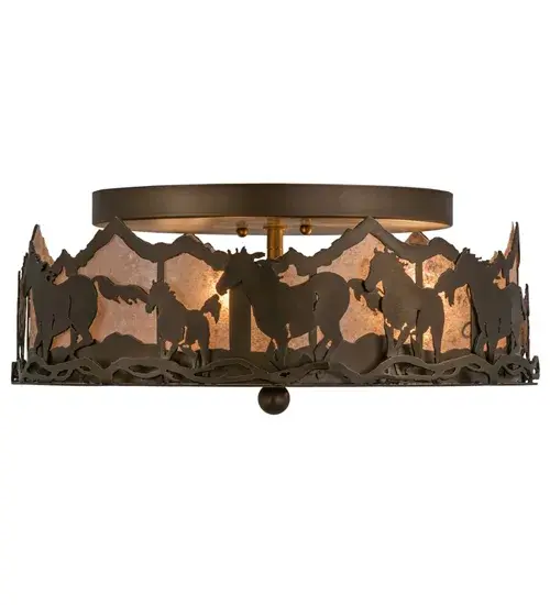 The Running Horses by Meyda Lighting - Image 4
