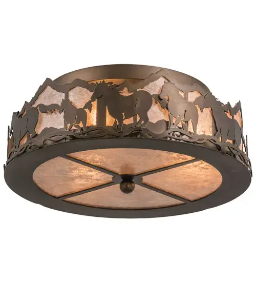 The Running Horses by Meyda Lighting - Image 5