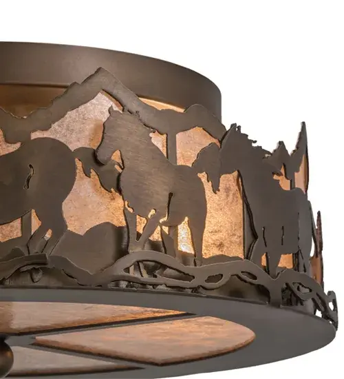 The Running Horses by Meyda Lighting - Image 7