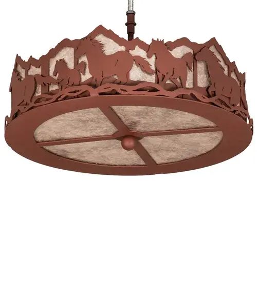 The Running Horses by Meyda Lighting - Image 3