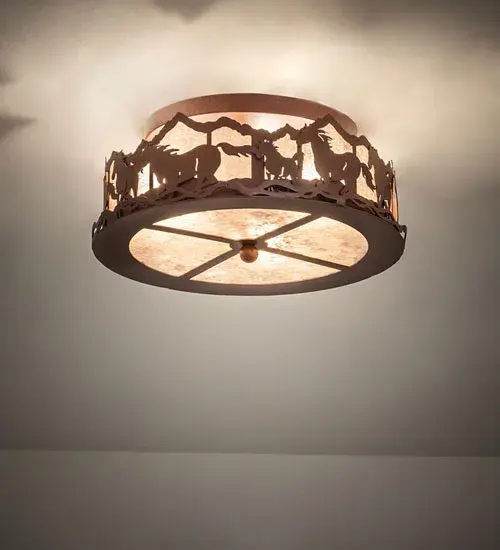 The Running Horses by Meyda Lighting - Image 1