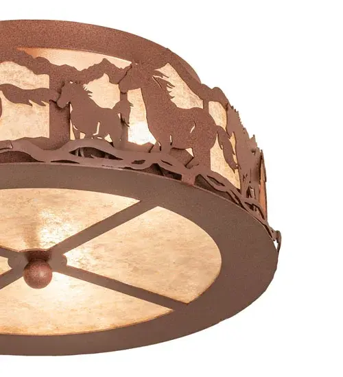 The Running Horses by Meyda Lighting - Image 7