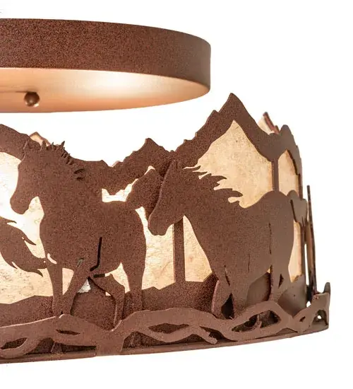 The Running Horses by Meyda Lighting - Image 8