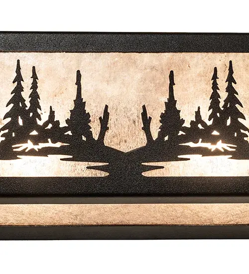 24" Wide Moose at Lake Vanity Light - Image 10