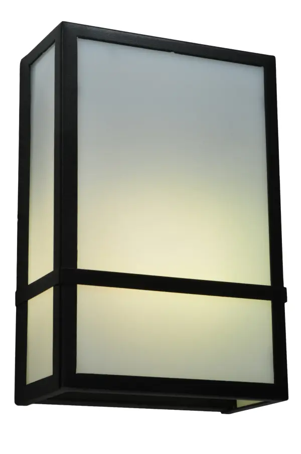 A versatile wall sconce inspired by the minimalist movement. The Ethan wall luminaire reveals a geometric profile and straight-line design. This fixture features a Statuario Idalight diffuser which is enhanced with a Blackwash finished frame and hardware. This ADA-compliant fixture is perfect for illuminating corridors and foyers in fine restaurants, hotels, and other public spaces from Charlotte, North Carolina, to Columbus, Ohio, to Phoenix, Arizona. The Ethan Wall Sconce is included in our American-made, American-designed Contemporary Lighting Collection and manufactured in Yorkville, NY. UL and cUL listed for dry and damp locations. Collection: Ethan Finish: Blackwash Glass: Black Glass,White Width: 8.00" Height: 12.00" Length: 4.00" Weight: 3.50 lb Extension from Wall: 4.00" Number of Bulbs: 2 Maximum Wattage: 60.00 W Bulb Type: A19 Bulb Base: E26 Material: Steel Country of Origin: USA Safety Rating: Damp