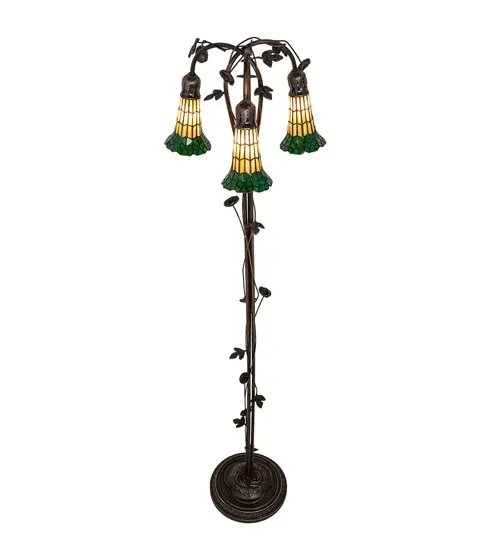The Meyda Tiffany - Stained Glass Pond Lily by Meyda Lighting - Image 4
