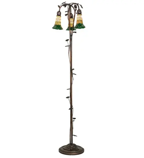The Meyda Tiffany - Stained Glass Pond Lily by Meyda Lighting - Image 7