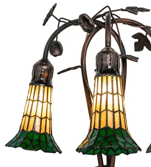 The Meyda Tiffany - Stained Glass Pond Lily by Meyda Lighting - Image 8