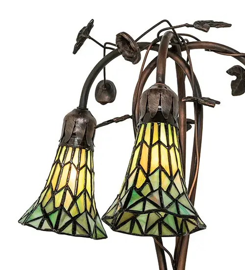 The Meyda Tiffany - Stained Glass Pond Lily by Meyda Lighting - Image 8