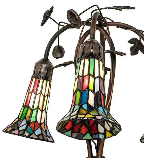 The Meyda Tiffany - Stained Glass Pond Lily by Meyda Lighting - Image 8