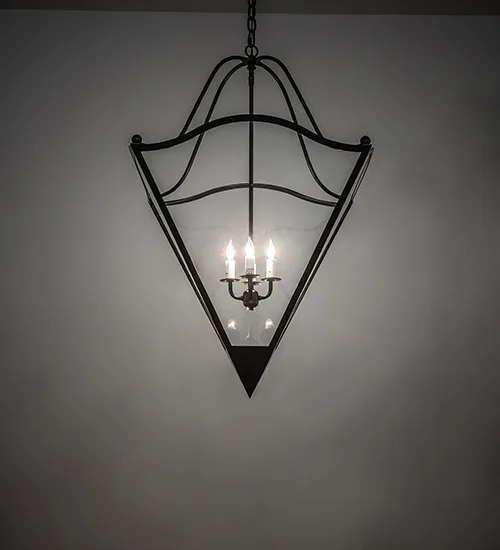 24" Square Zale Inverted Pendant