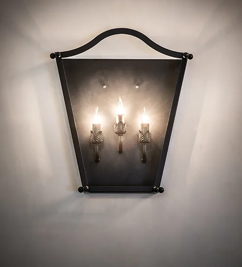 15" Wide Austin 3 Light Wall Sconce