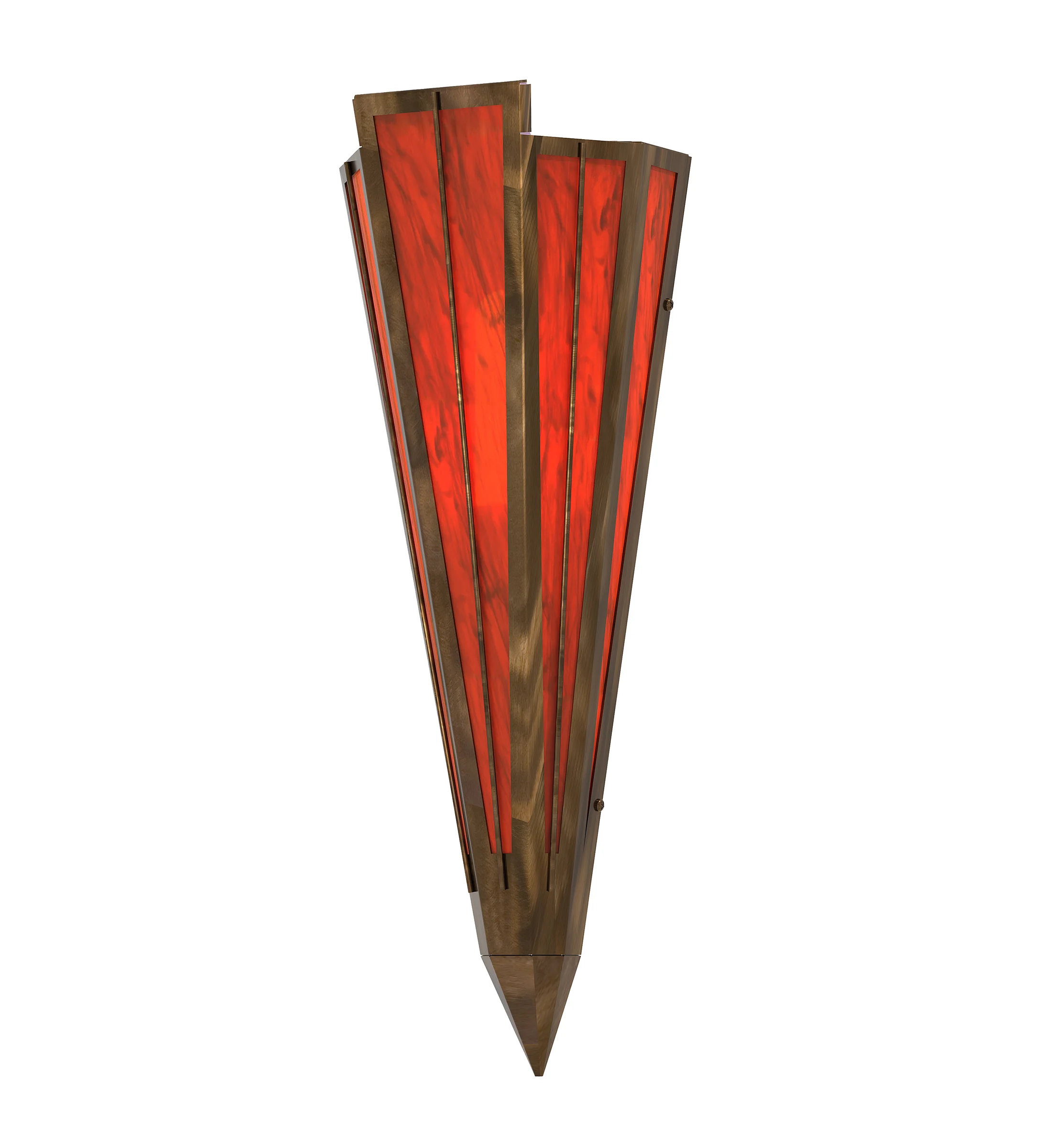 Brum One Light Wall Sconce in Antique Copper