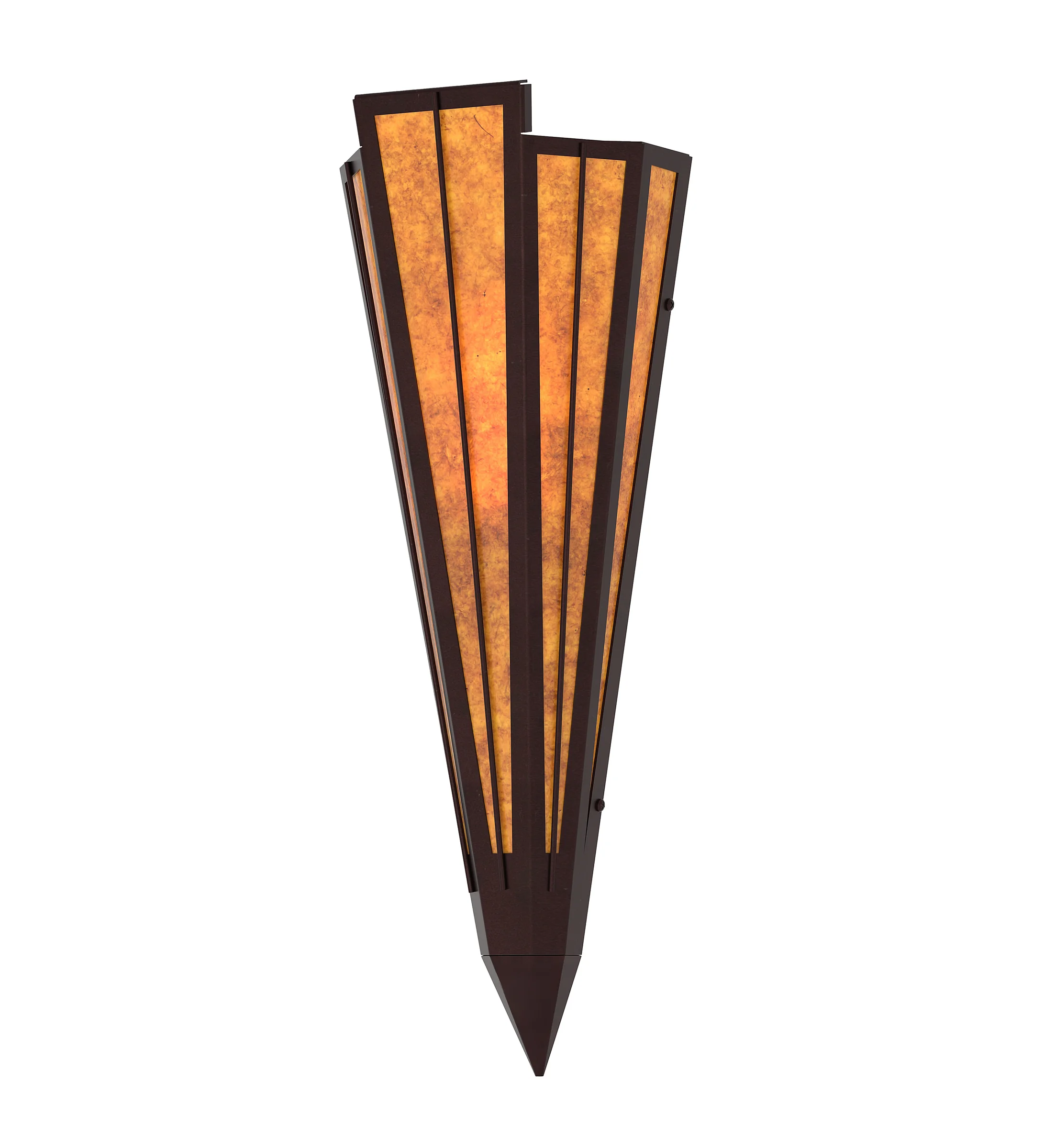 Brum One Light Wall Sconce in Mahogany Bronze