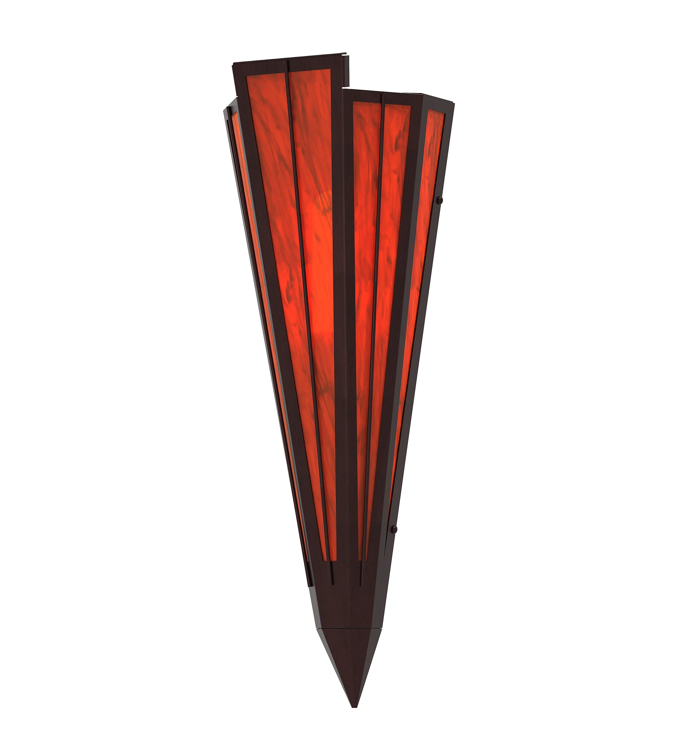 Brum One Light Wall Sconce in Mahogany Bronze