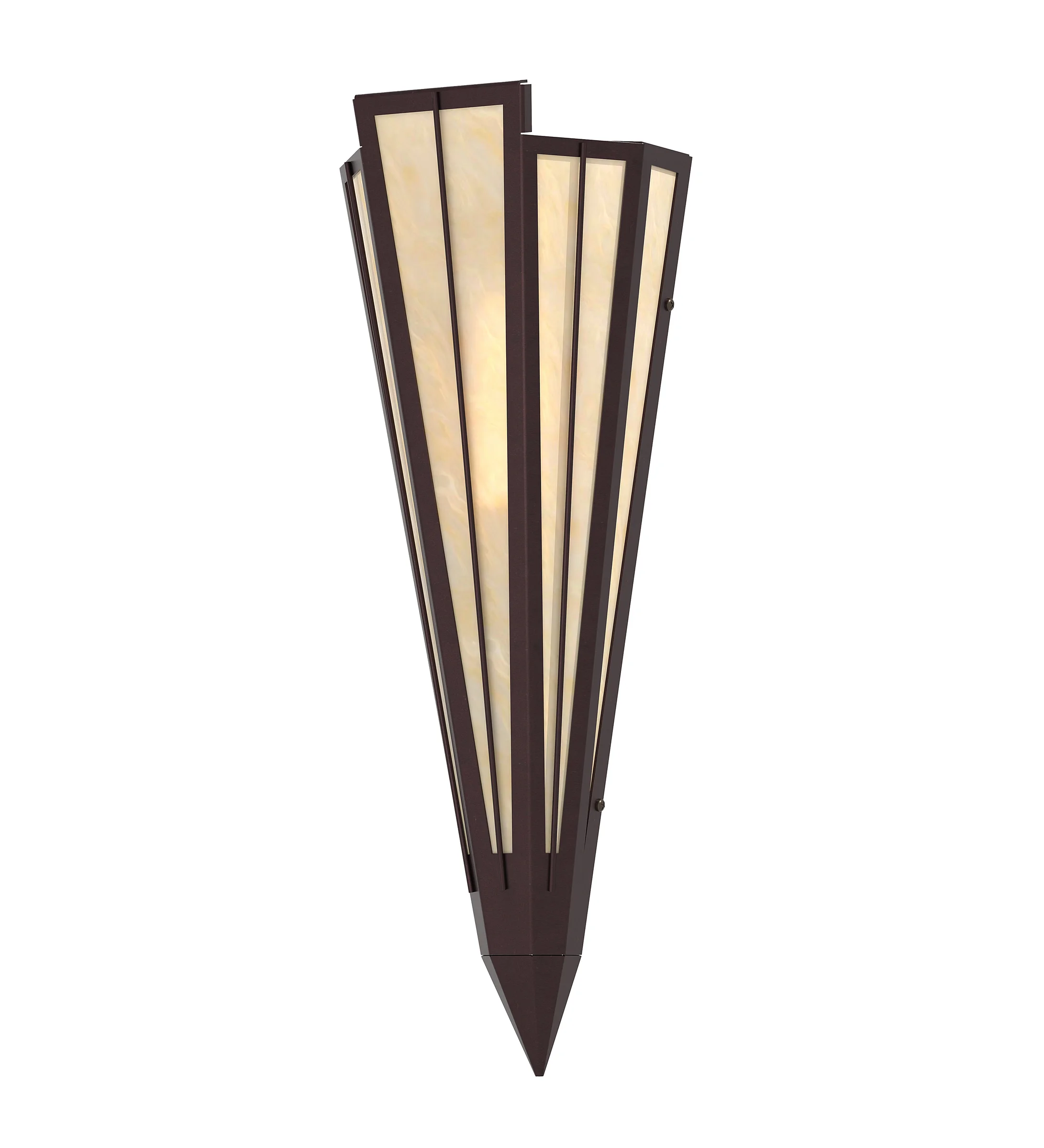 Brum One Light Wall Sconce in Mahogany Bronze