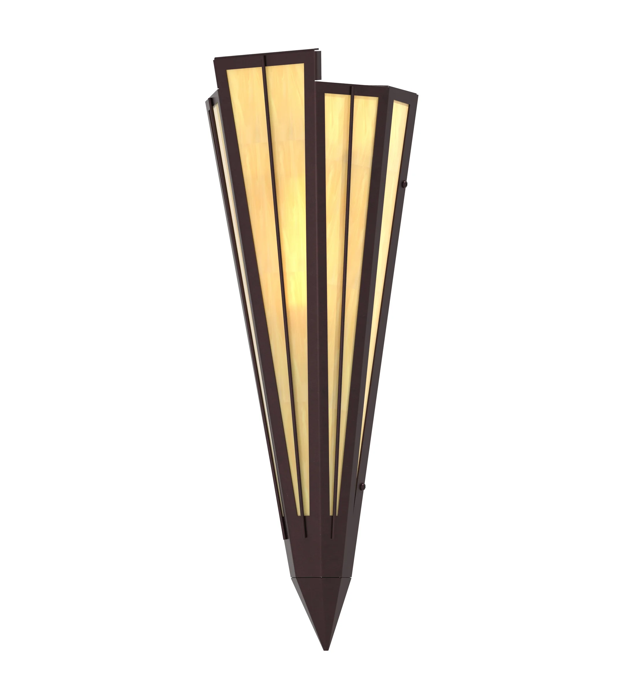 Brum One Light Wall Sconce in Mahogany Bronze
