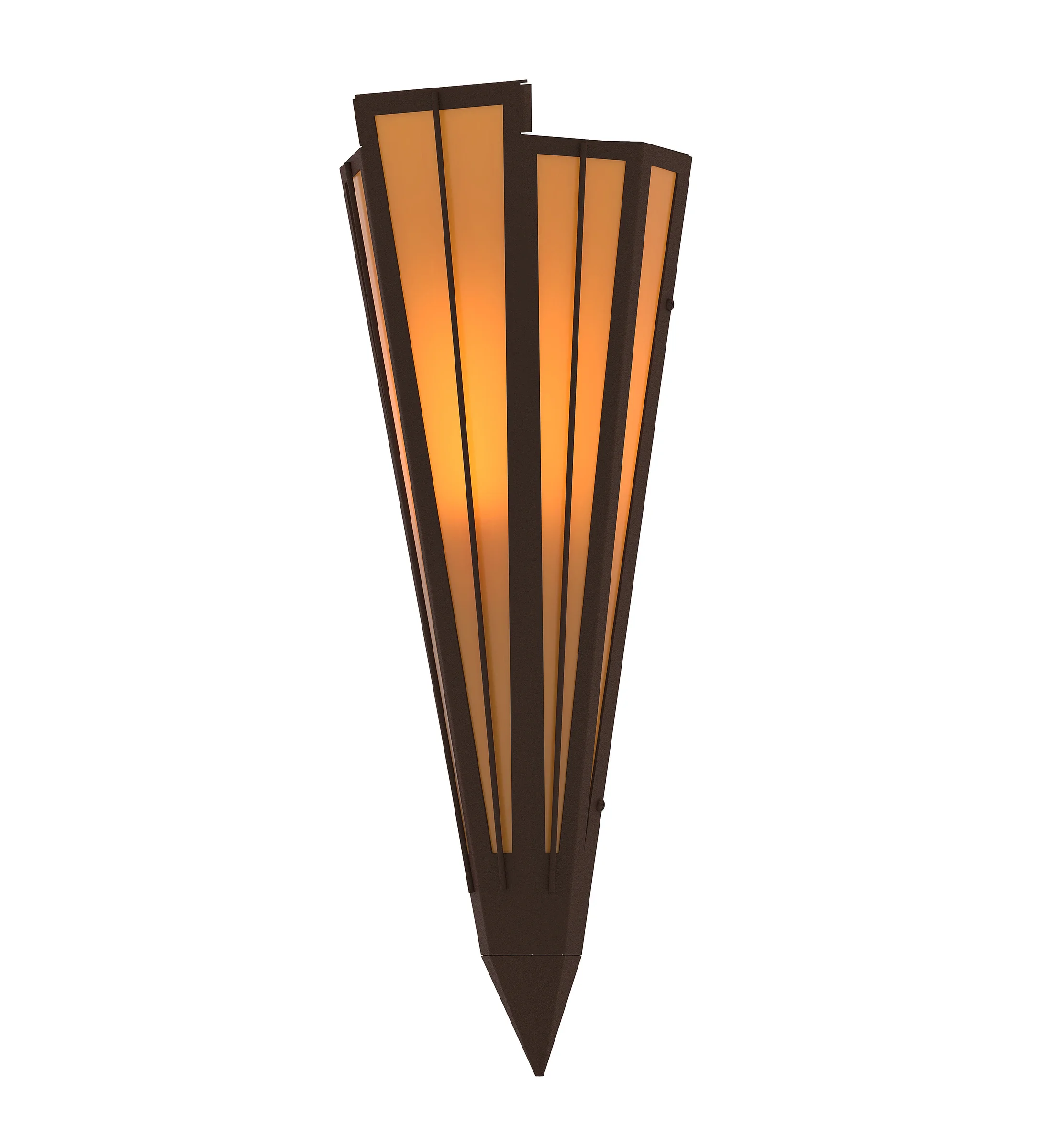 Brum One Light Wall Sconce in Cafe Noir