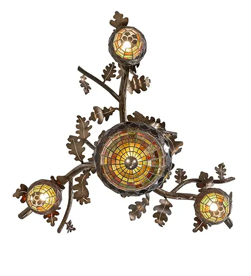 The Acorn Branch by Meyda Lighting - Image 7