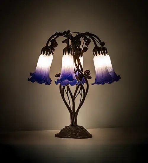 The Blue/White Pond Lily by Meyda Lighting - Image 1