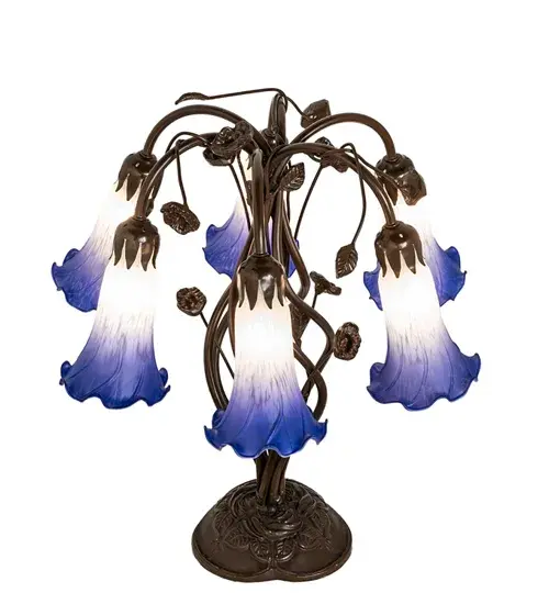 The Blue/White Pond Lily by Meyda Lighting - Image 4