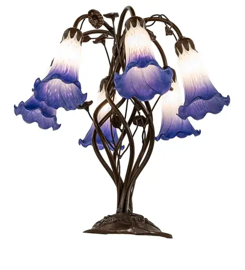 The Blue/White Pond Lily by Meyda Lighting - Image 7