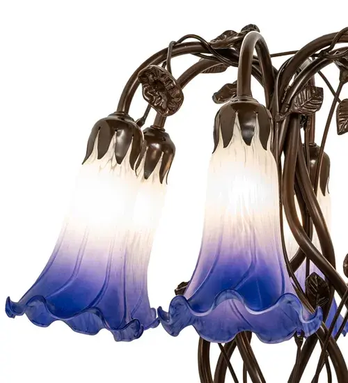 The Blue/White Pond Lily by Meyda Lighting - Image 8