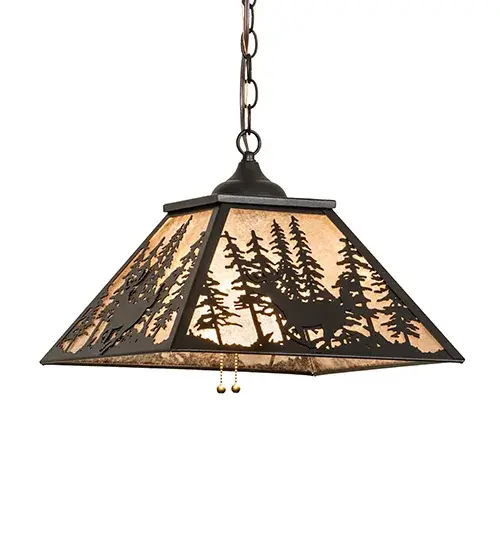 The Deer through the Trees by Meyda Lighting - Image 2