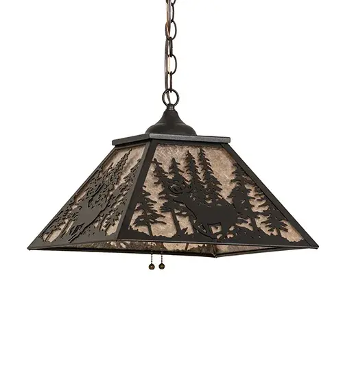 The Deer through the Trees by Meyda Lighting - Image 3