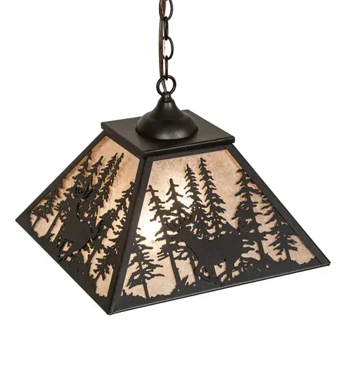 The Deer through the Trees by Meyda Lighting - Image 4