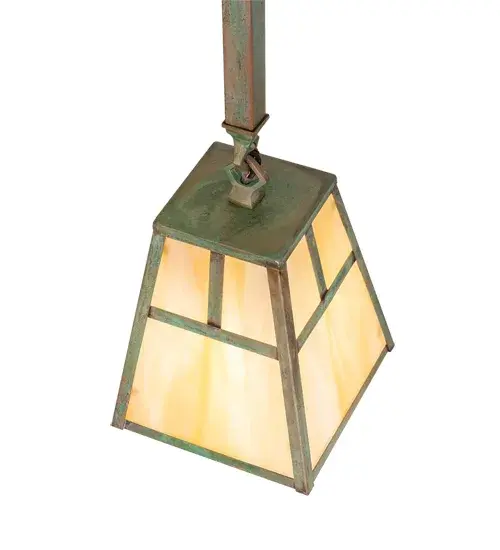 6" Square Hyde Park "T" Mission Mini Pendant - Image 4