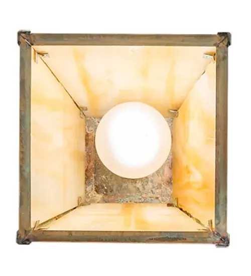 6" Square Hyde Park "T" Mission Mini Pendant - Image 6