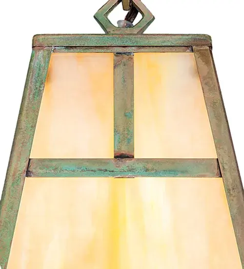 6" Square Hyde Park "T" Mission Mini Pendant - Image 7