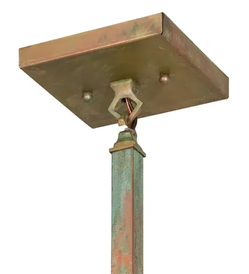 6" Square Hyde Park "T" Mission Mini Pendant - Image 8