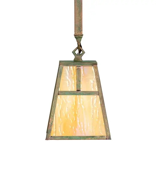 6" Square Hyde Park "T" Mission Mini Pendant - Image 9