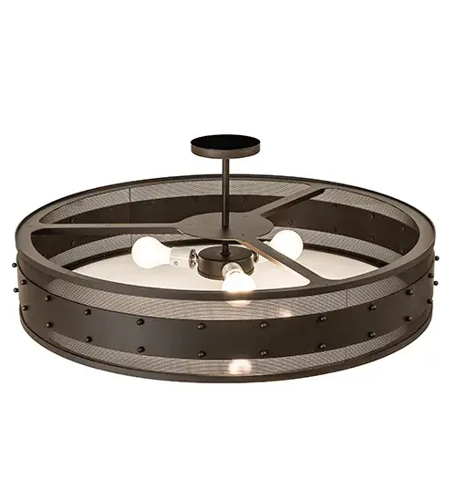 30" Wide Nolan Semi-Flushmount - Image 4