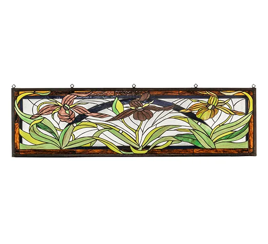 45" Wide X 15" High Lady Slippers Window