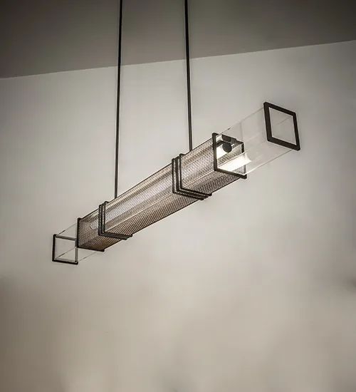 66" Long Quadrato Golpe Oblong Pendant