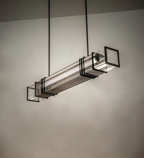 48" Long Quadrato Golpe Oblong Pendant