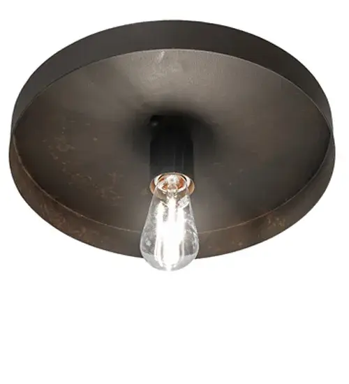 13" Wide Alva Cap Flushmount - Image 6
