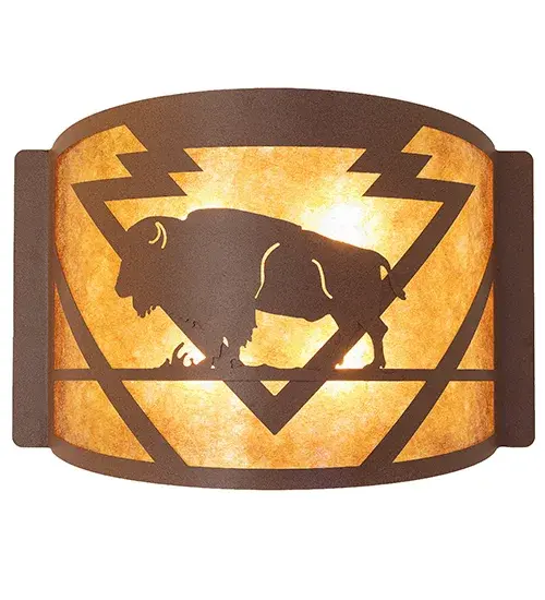 The Lone Buffalo by Meyda Lighting - Image 6