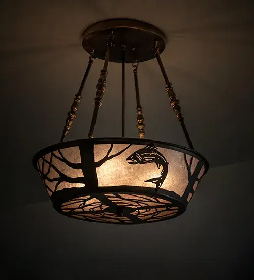 The Leaping Trout by Meyda Lighting - Image 1