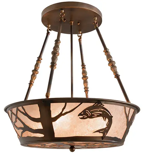 The Leaping Trout by Meyda Lighting - Image 2