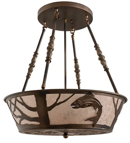 The Leaping Trout by Meyda Lighting - Image 3