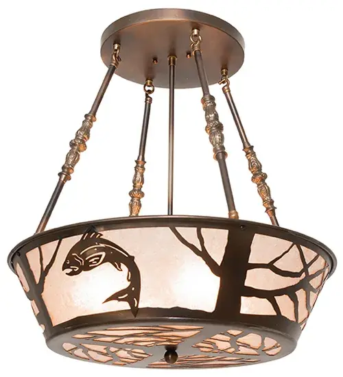 The Leaping Trout by Meyda Lighting - Image 6