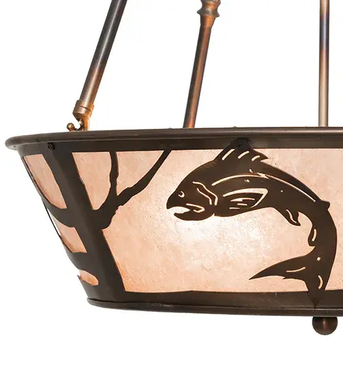 The Leaping Trout by Meyda Lighting - Image 8