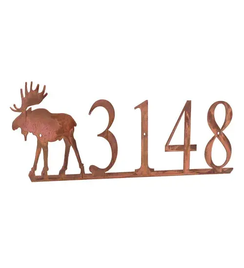 24" Wide Moose Personalized Sign - Image 2