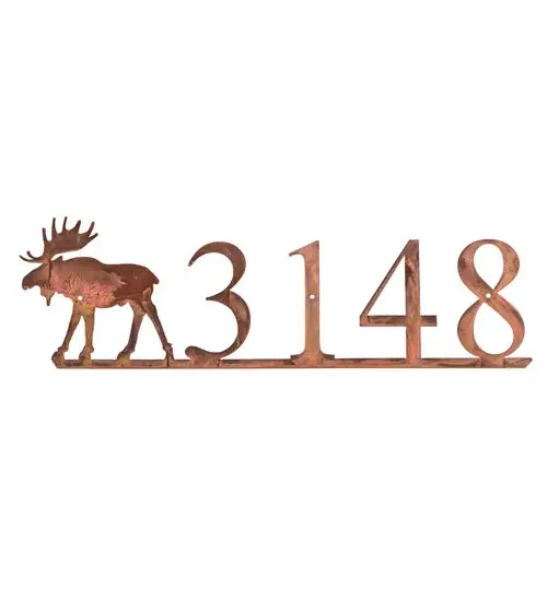 24" Wide Moose Personalized Sign - Image 3