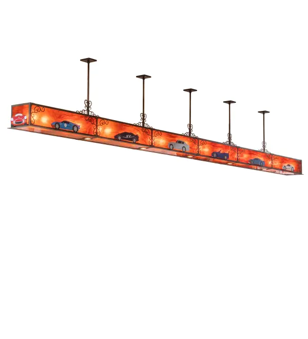 Gilmore is a sleek linear pendant that delivers beautiful ambient and functional illumination. The extensive oblong pendant features a Maduro Idalight diffuser embraced with an Antique Copper frame and hardware. This ceiling fixture uses inner lamps to bring out the beauty of the Idalight and five downlights to deliver functional illumination on the surfaces below. The inner lights and downlights benefit from separate circuits to give you precise dimming control over both layers of light to create the perfect ambiance in the space. The minimalist style fixture is ideal for illuminating desks; islands; and reception areas in offices; hotels; and other spaces. The Gilmore Oblong Pendant is included in our American-made; American-designed; handcrafted; Modern Architectural Lighting Collection; which is manufactured in Yorkville; New York. UL and cUL listed for dry and damp locations.